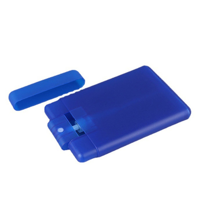 Plastic de Creditcardspuitbus van 20Ml 30ML voor Parfum Wit Zwart Roze Blauw