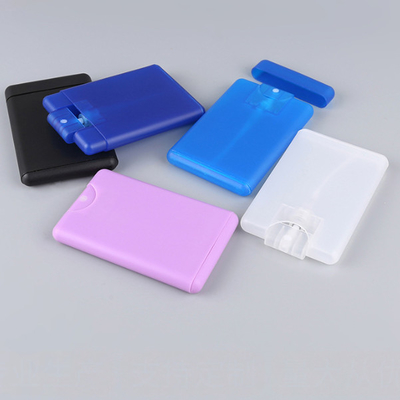 Plastic de Creditcardspuitbus van 20Ml 30ML voor Parfum Wit Zwart Roze Blauw