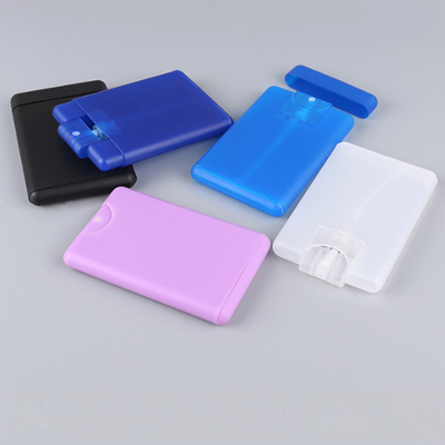 Plastic de Creditcardspuitbus van 20Ml 30ML voor Parfum Wit Zwart Roze Blauw