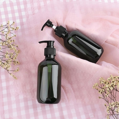 500ml de plastic Pomp van Amber Plastic Shampoo Bottles With van de Lotionfles