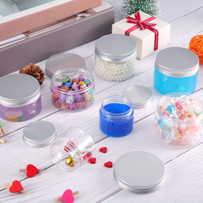 Kosmetische Kruiken van 2,13 Duim de Duidelijke Plastic 4 Oz met Deksels met Lekvrije Deksels