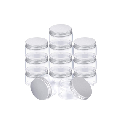 Kosmetische Kruiken van 2,13 Duim de Duidelijke Plastic 4 Oz met Deksels met Lekvrije Deksels