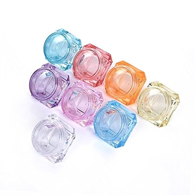 5ml kleine Plastic Kosmetische Roomkruiken met Deksels Navulbare Draagbaar