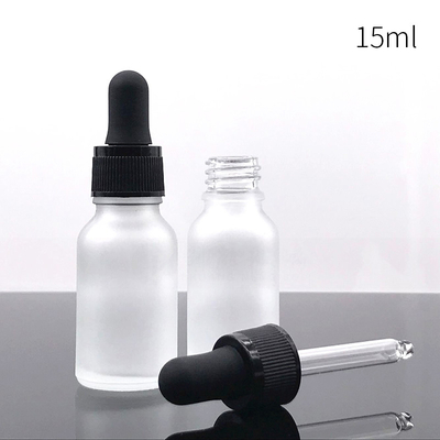 Multicapaciteit Berijpte de Etherische olieflessen 5ml 10ml van het Druppelbuisjeglas