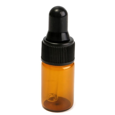 5ml Flessen van het het Glasdruppelbuisje van etherische olieflessen de Bruine Kleine