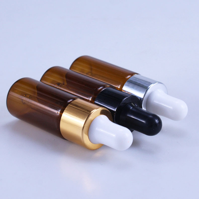 Het Druppelbuisjefles van het schoonheidsmiddelen10ml 15ml 20ml Bruine Glas voor Etherische olie