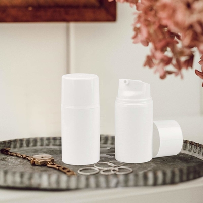 Fles de Zonder lucht 50ml van de lotionpp Pomp met het Schermdruk