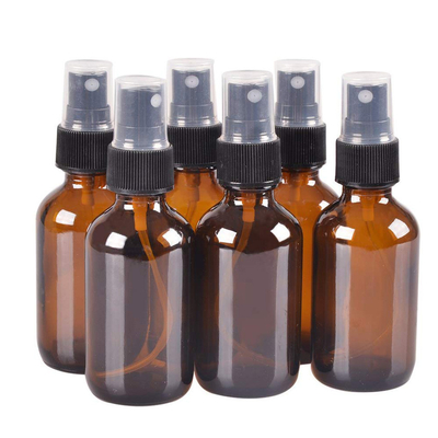 50ml de bruine Kosmetische Kruiken van de Nevelfles met 24MM Pomp voor Vloeistof