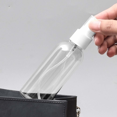 Transparante HUISDIEREN Plastic 100ml Kosmetische Kruiken met 24mm Pomp